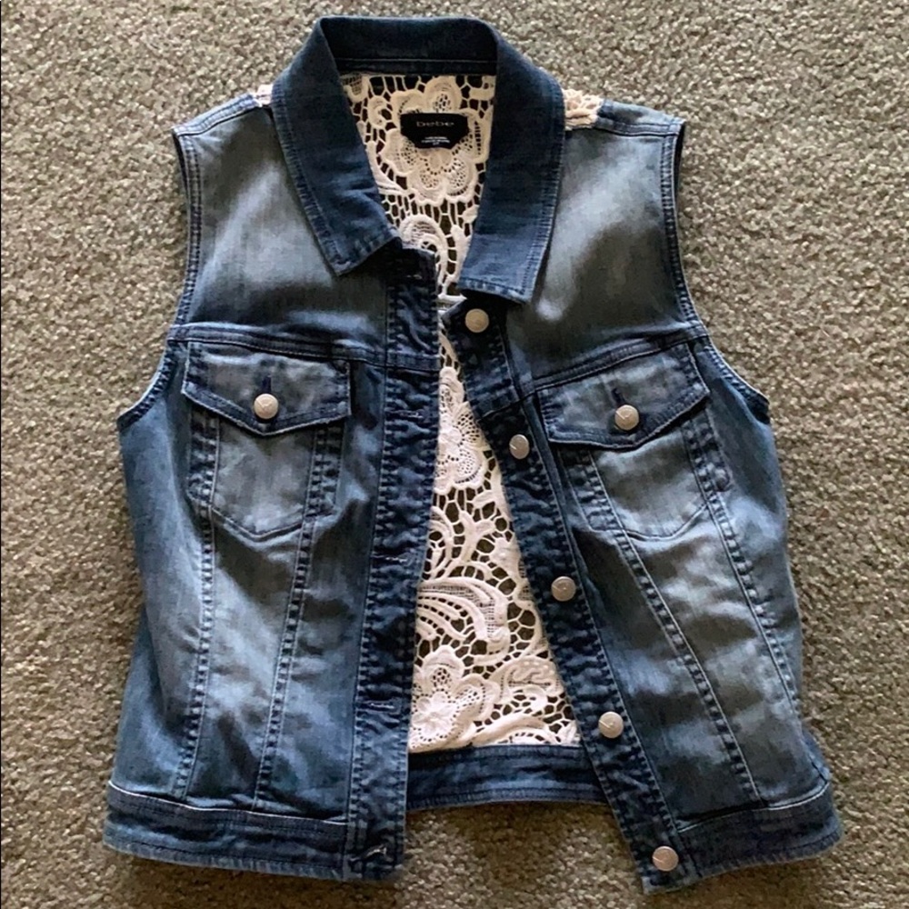 Bebe denim vest